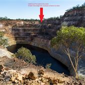 Peak Hill Open Cut Gold Mine Pits