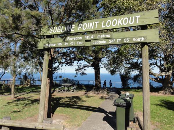 Sublime Point Lookout - Illawarra Escarpment State Conservation Area (14/09/2011 - Credits: Tony Brown /SISE)