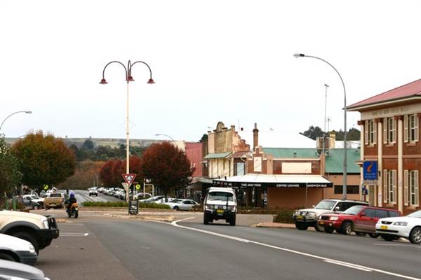 Crookwell - Town near Hopeful Ranch Olive Farm. (6/03/2014 - Credits: Keira Archer for Luke Torrevillas)