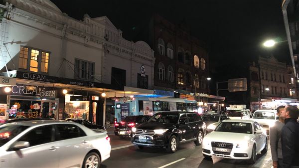 Newtown - Newtown at Night (5/08/2018 - Credits: Shannon Wheeler)