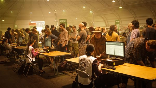 Sydney Showground - White Pavilion (17/11/2020 - Credits: John Platt.THE COMMONS. A PLAYMAKER production for STAN.)