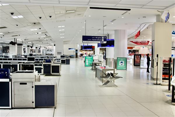 Sydney Airport International Terminal 1 various (19/11/2020 - Credits: Screen NSW)