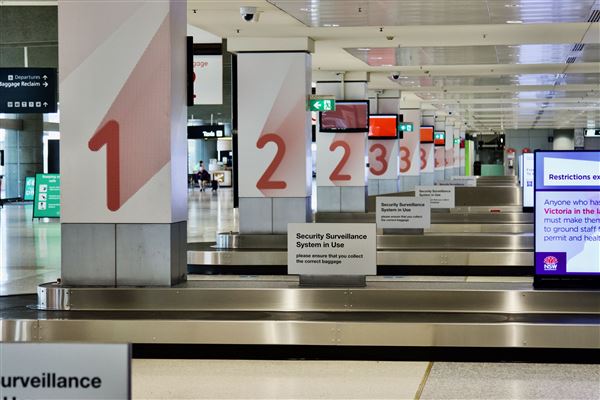 Sydney Airport Domestic Terminals various (19/11/2020 - Credits: Screen NSW)
