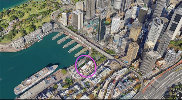 Museum of Contemporary Art (6/02/2019 - Credits: Google Earth)