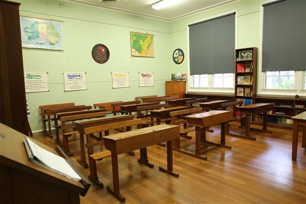 Western Plains Cultural Centre - 1950's classroom (11/05/2022 - Credits: Lisa Scope)