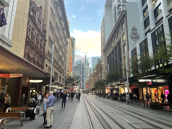 George Street - Sydney CBD & Haymarket (18/05/2023 - Credits: Screen NSW)