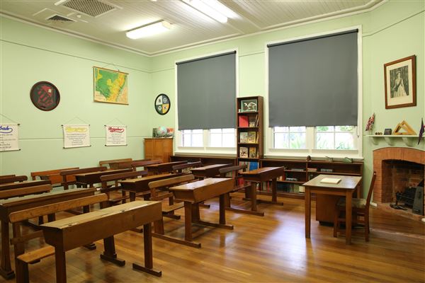 Western Plains Cultural Centre - 1950's classroom (11/05/2022 - Credits: Lisa Scope)