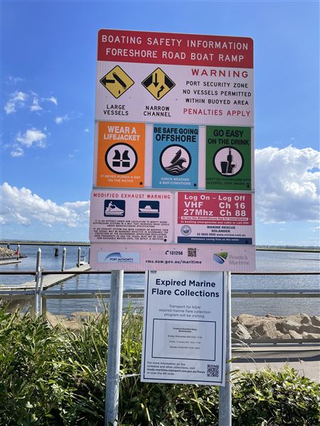 Port Botany Foreshore Boat Ramp and carpark (off Foreshore Road) (29/03/2021 - Credits: Screen NSW Mechele Axford)