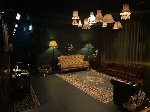 The Cipher Room - Escape Rooms / Warehouse (12/07/2023 - Credits: Tim Clapham, Marise Watson, Lachlan Price)