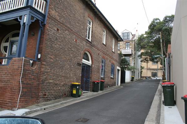Darlinghurst - Forbes St, Thomson Lane, St Peters Lane (27/02/2013 3:12:57 PM)
