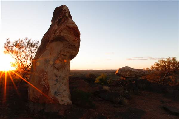 Broken Hill Sculptures Site and Living Desert (1/05/2012 - Credits: Cathy Hattersley)