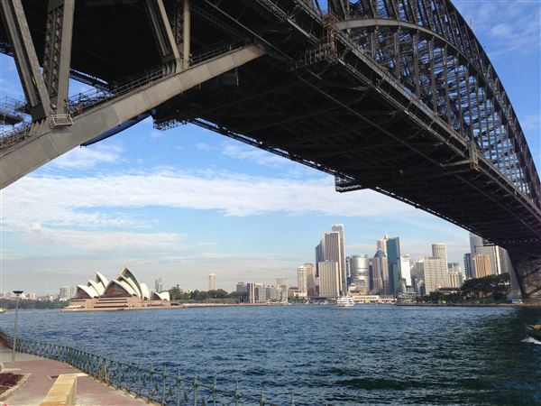 Sydney Harbour Bridge - View from near Iconic Luna Park (14/07/2014 - Credits: Shannon Wheeler)
