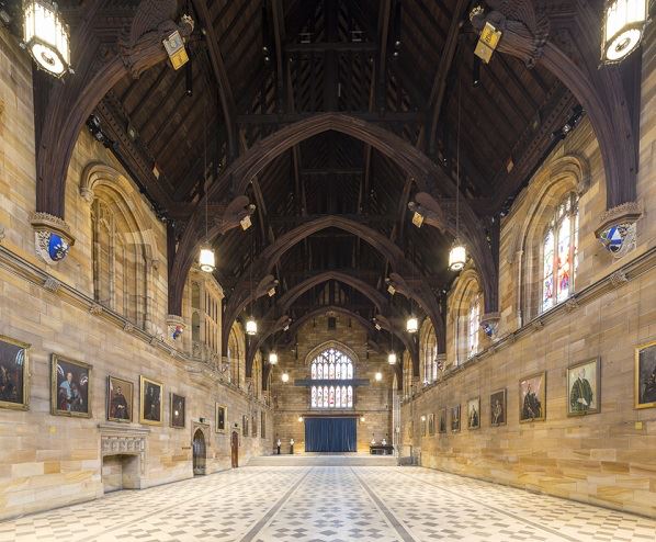 The Great Hall - Sydney University (27/08/2019 - Credits: Sydney University)
