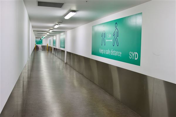 Sydney Airport International Terminal 1 various (19/11/2020 - Credits: Screen NSW)