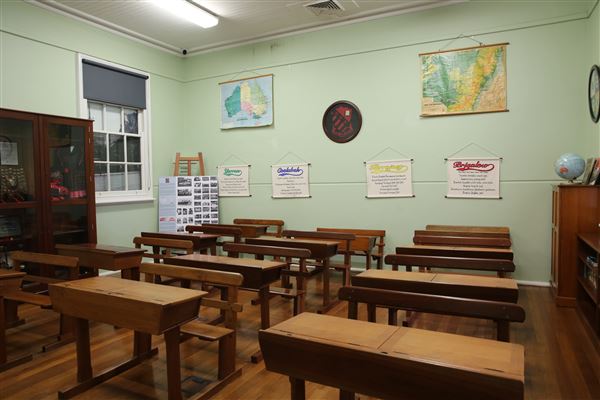 Western Plains Cultural Centre - 1950's classroom (11/05/2022 - Credits: Lisa Scope)
