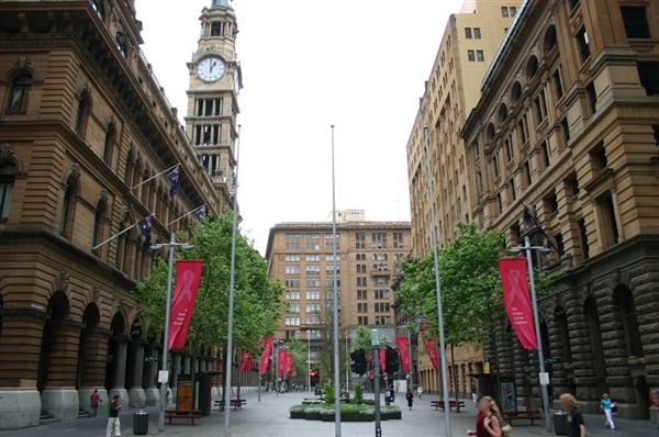 Sydney CBD - Martin Place and MLC Centre (10/03/2013 9:57:37 PM)