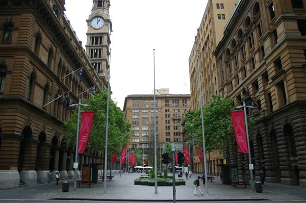 Sydney CBD - Martin Place and MLC Centre (10/03/2013 9:57:51 PM)