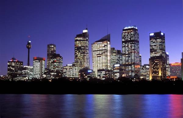 Sydney City CBD Skyline (2/02/2014)