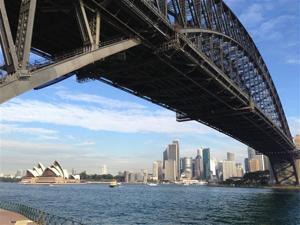 Sydney Harbour Bridge - View from near Iconic Luna Park (14/07/2014 - Credits: Shannon Wheeler)