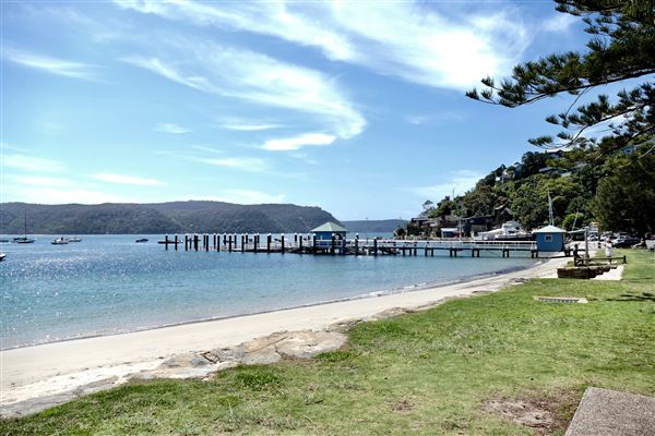 Palm Beach Wharf - Located at Pittwater Park,off Barrenjoey Road at Palm Beach. This wharf is a recreational, commuter and commercial wharf with picnic facilities and playground area and ample pay and display parking and a regular ferry service to the western foreshores and to the Central Coast. (19/11/2020 - Credits: Cheryl Conway)