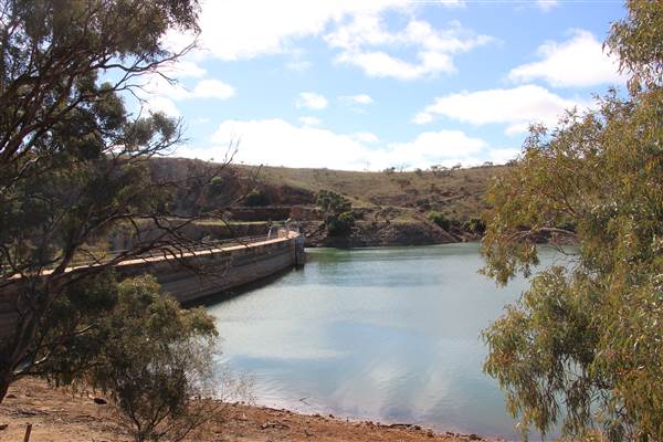 Umberumberka Reservoir (22/07/2013 - Credits: Lyndall Roberts)