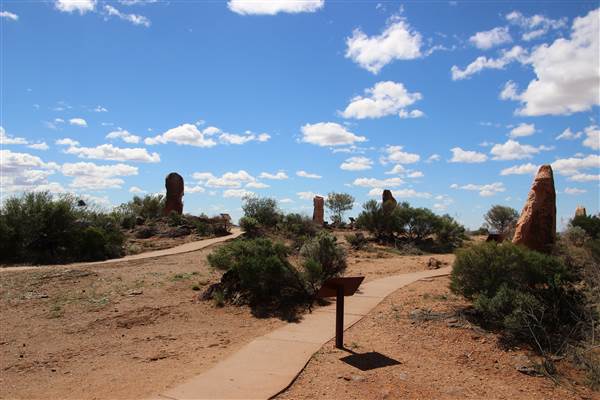 Broken Hill Sculptures Site and Living Desert (13/09/2013 - Credits: Lyndall Roberts)