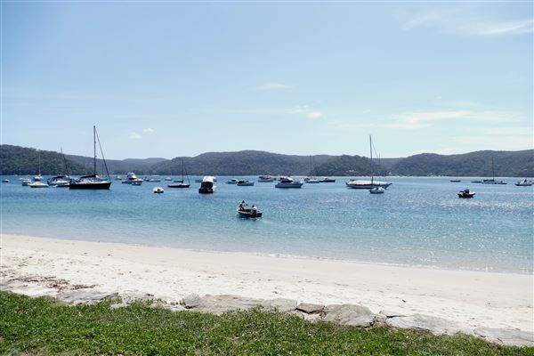 Palm Beach Wharf - Located at Pittwater Park,off Barrenjoey Road at Palm Beach. This wharf is a recreational, commuter and commercial wharf with picnic facilities and playground area and ample pay and display parking and a regular ferry service to the western foreshores and to the Central Coast. (19/11/2020 - Credits: Cheryl Conway)