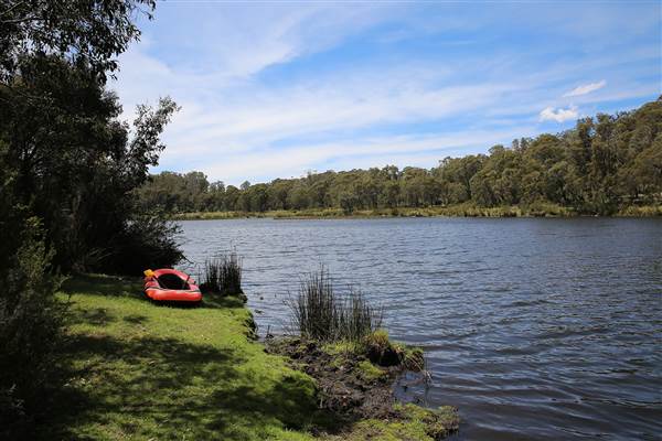 Paddy's River Dam - Paddy's River Dam is inside the Bago State Forrest. It is accessible by 2WD and has large camping areas for tents and caravans. All photos taken along the Roads into Paddy's River Dam and the Walk-ways surrounding the dam. (16/12/2014 - Credits: Eastern Riverina Arts)