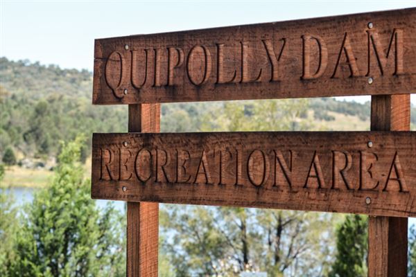Quipolly Dam (17/05/2018 - Credits: Sally Alden (2016) ; Andrew Ballard (2018))