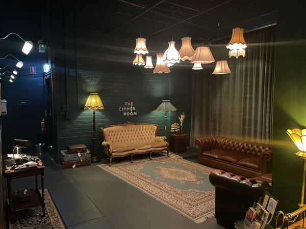 The Cipher Room - Escape Rooms / Warehouse (12/07/2023 - Credits: Tim Clapham, Marise Watson, Lachlan Price)