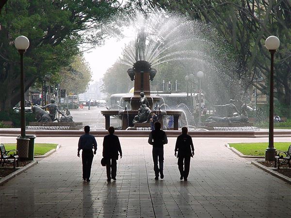 Hyde Park and Archibald Fountain - Sydney CBD (11/03/2013 1:06:26 PM)