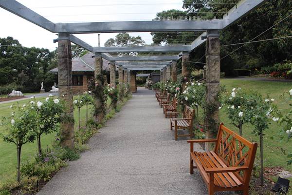 Rose Garden & Pavilion - Royal Botanic Garden Sydney (24/10/2014)