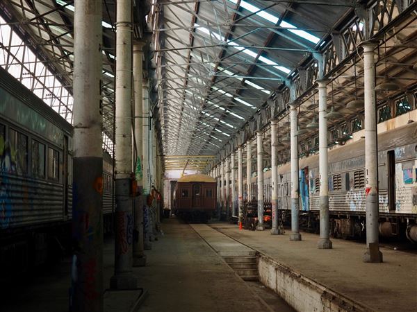 The Paint Sheds aka The North Eveleigh Railway Paint Shop (21/01/2020 - Credits: Kiera Archer @thelocationcollectiveaus)