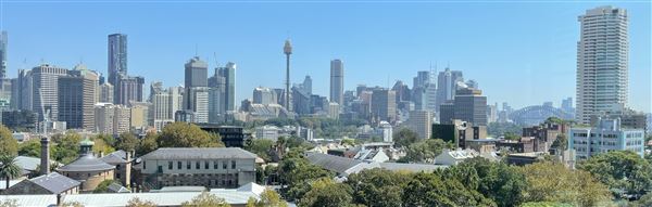 Sydney City CBD Skyline - View from Darlinghurst NSW (14/03/2024 - Credits: Shannon Wheeler)