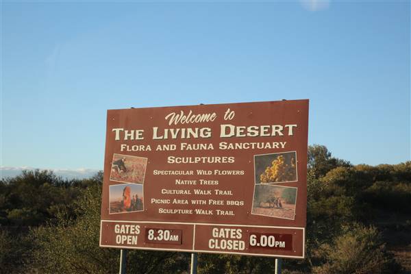 Broken Hill Sculptures Site and Living Desert (22/06/2017)