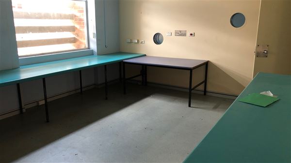 Clinic at Parramatta Gaol (9/04/2018 - Credits: Shannon Wheeler)