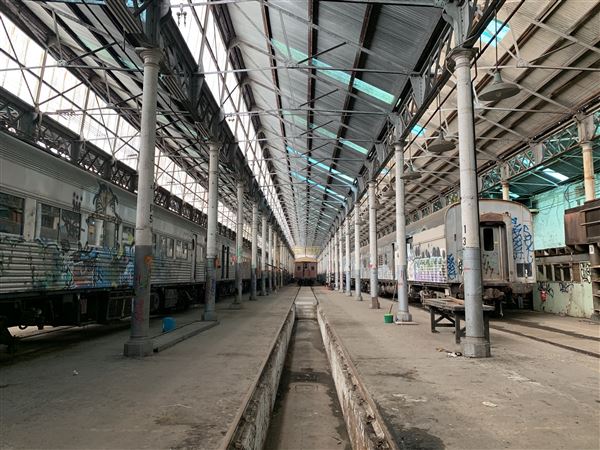 The Paint Sheds aka The North Eveleigh Railway Paint Shop (21/01/2020 - Credits: Kiera Archer @thelocationcollectiveaus)