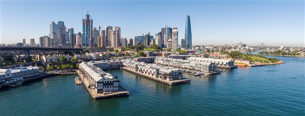 Walsh Bay Overview (1/03/2022 - Credits: Image courtesy INSW)