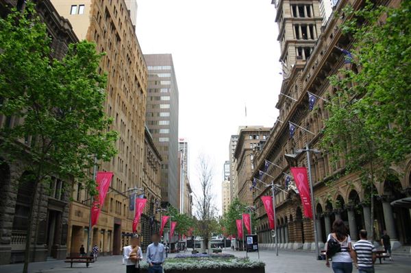Sydney CBD - Martin Place and MLC Centre (10/03/2013 9:57:12 PM)