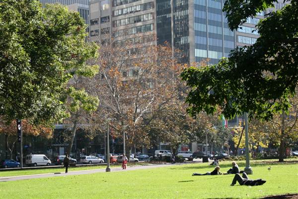 Hyde Park and Archibald Fountain - Sydney CBD (11/03/2013 1:08:05 PM)