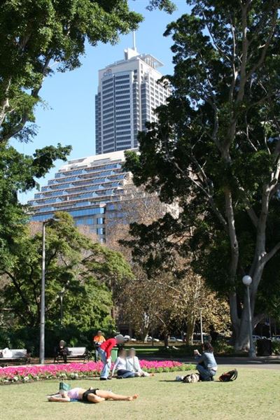 Hyde Park and Archibald Fountain - Sydney CBD (11/03/2013 1:09:54 PM)