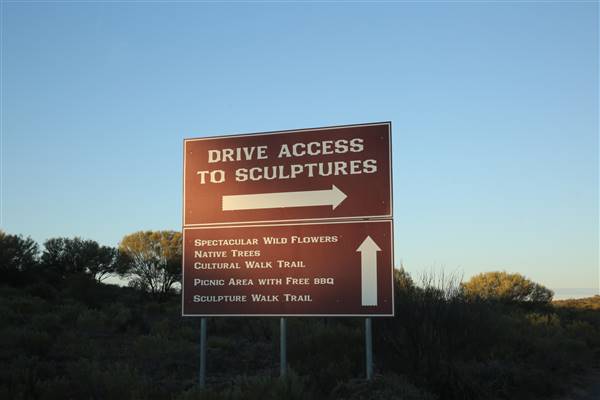 Broken Hill Sculptures Site and Living Desert (22/06/2017)