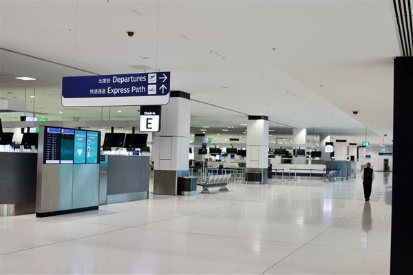 Sydney Airport International Terminal 1 various (19/11/2020 - Credits: Screen NSW)