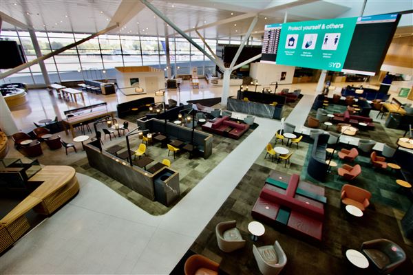Sydney Airport International Terminal 1 various (19/11/2020 - Credits: Screen NSW)